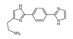 2-[2-[4-(1H-imidazol-2-yl)phenyl]-1H-imidazol-5-yl]ethanamine结构式