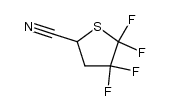 4,4,5,5-tetrafluoro-tetrahydro-thiophene-2-carbonitrile Structure