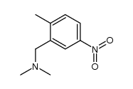 N,N-dimethyl-N-(2-methyl-5-nitrobenzyl)amine Structure