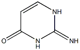 4(1H)-Pyrimidinone, 2,3-dihydro-2-imino-, (E)- (9CI)结构式