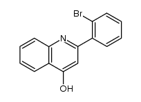 4-Hydroxy-2-(2-brom-phenyl)-chinolin结构式