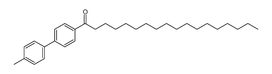 1-(4'-methyl-biphenyl-4-yl)-octadecan-1-one结构式