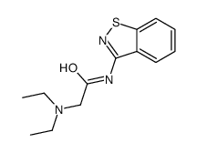 N-(1,2-benzothiazol-3-yl)-2-(diethylamino)acetamide Structure