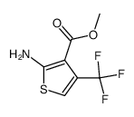2-氨基-4-(三氟甲基)噻吩-3-羧酸甲酯结构式