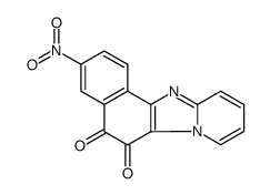 3-Nitronaphtho[1',2':4,5]imidazo[1,2-a]pyridine-5,6-dione结构式