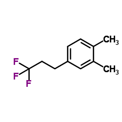 1,2-Dimethyl-4-(3,3,3-Trifluoropropyl)benzene结构式