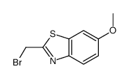 2-(BROMOMETHYL)-6-METHOXYBENZOTHIAZOLE Structure