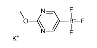 POTASSIUM TRIFLUORO(2-METHOXYPYRIMIDIN-5-YL)BORATE Structure