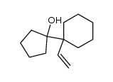 1-vinyl-1-(1-hydroxycyclopent-1-yl)cyclohexane结构式