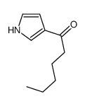 1-(1H-pyrrol-3-yl)hexan-1-one结构式