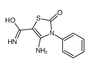 4-amino-2-oxo-3-phenyl-1,3-thiazole-5-carboxamide结构式