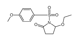5-ethoxy-1-(4-methoxyphenyl)sulfonylpyrrolidin-2-one Structure