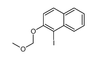 1-iodo-2-(methoxymethoxy)naphthalene Structure