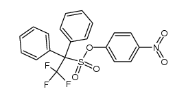 4-nitrophenyl 2,2,2-trifluoro-1,1-diphenylethanesulfonate Structure
