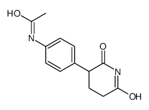 N-[4-(2,6-dioxopiperidin-3-yl)phenyl]acetamide Structure