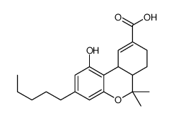 (+)-11-Nor-Δ9-Tetrahydro Cannabinol-9-carboxylic Acid Structure