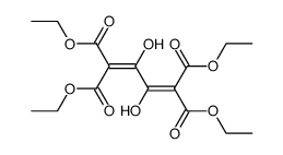 2,3-Dihydroxy-1,3-butadien-1,1,4,4-tetracarbonsaeuretetraethylester Structure