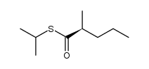 S-isopropyl 2-methylpentanethioate Structure