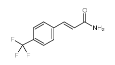 3-[4-(trifluoromethyl)phenyl]prop-2-enamide结构式