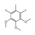 BENZENE, 1,3-DIIODO-4,5,6-TRIMETHOXY-2-METHYL- Structure