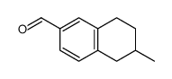 6-methyl-5,6,7,8-tetrahydronaphthalene-2-carbaldehyde结构式