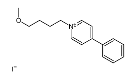 1-(4-methoxybutyl)-4-phenylpyridin-1-ium,iodide Structure