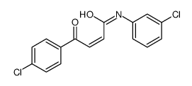 N-(3-chlorophenyl)-4-(4-chlorophenyl)-4-oxobut-2-enamide Structure