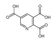 Pyridine-2,3,5-tricarboxylic acid结构式