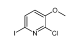 2-CHLORO-6-IODO-3-METHOXY-PYRIDINE structure