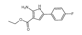 ethyl 2-amino-5-(4-fluorophenyl)-1H-pyrrole-3-carboxylate Structure