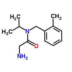 N-Isopropyl-N-(2-methylbenzyl)glycinamide Structure