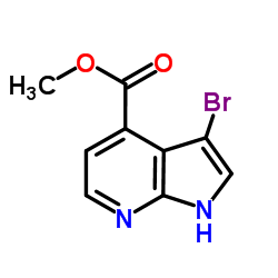 methyl 3-bromo-1H-pyrrolo[2,3-b]pyridine-4-carboxylate picture
