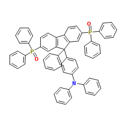 2,7-双(二苯基磷酰基)-9-(4-二苯氨基)苯基-9'-苯基芴图片