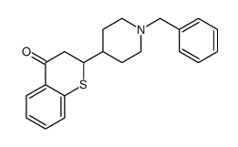 2,3-二氢-2-[1-(苯基甲基)-4-哌啶基]-4H-1-苯并硫代吡喃-4-酮结构式