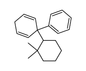 (1-(2,2-dimethylcyclohexyl)cyclohexa-2,5-dienyl)benzene Structure