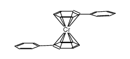 bis(η6-diphenyl)chromium(0) Structure