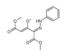 (4E)-1,5-dimethoxy-1,5-dioxo-4-(phenylhydrazinylidene)pent-2-en-3-olate结构式
