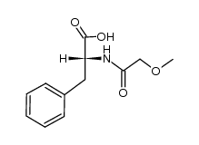 N-Methoxyacetyl-D-phenylalanine Structure