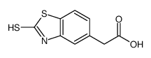 5-Benzothiazoleaceticacid,2,3-dihydro-2-thioxo-(9CI) structure