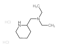 N-Ethyl-N-(2-piperidinylmethyl)-1-ethanamine dihydrochloride structure