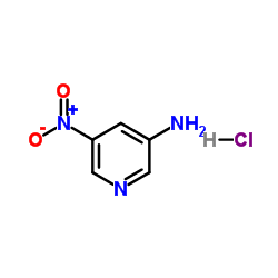 5-Nitropyridin-3-Amine Hydrochloride Structure