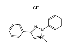 1-Methyl-2,4-diphenyl-1,2,3-triazolium-chlorid Structure
