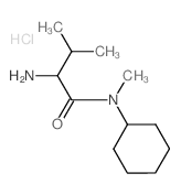 2-Amino-N-cyclohexyl-N,3-dimethylbutanamide hydrochloride Structure