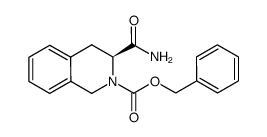 benzyl (S)-3-carbamoyl-3,4-dihydroisoquinoline-2(1H)-carboxylate结构式