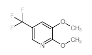 2,3-Dimethoxy-5-(trifluoromethyl)pyridine structure