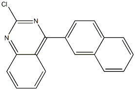 2-氯-4-(萘-2-基)喹唑啉结构式