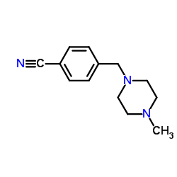 4-[(4-Methyl-1-piperazinyl)methyl]benzonitrile Structure