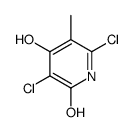 3,6-dichloro-4-hydroxy-5-methyl-1H-pyridin-2-one结构式