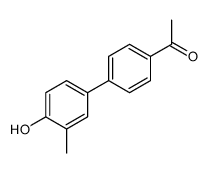 1-[4-(4-hydroxy-3-methylphenyl)phenyl]ethanone Structure
