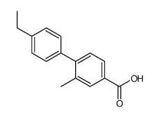4-(4-ethylphenyl)-3-methylbenzoic acid结构式